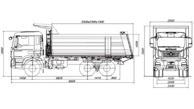 Самосвал SITRAK C7H 6×4 18 куб.м