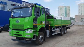  Бортовой автомобиль FAW 732755 с КМУ HIAB 190TM-6